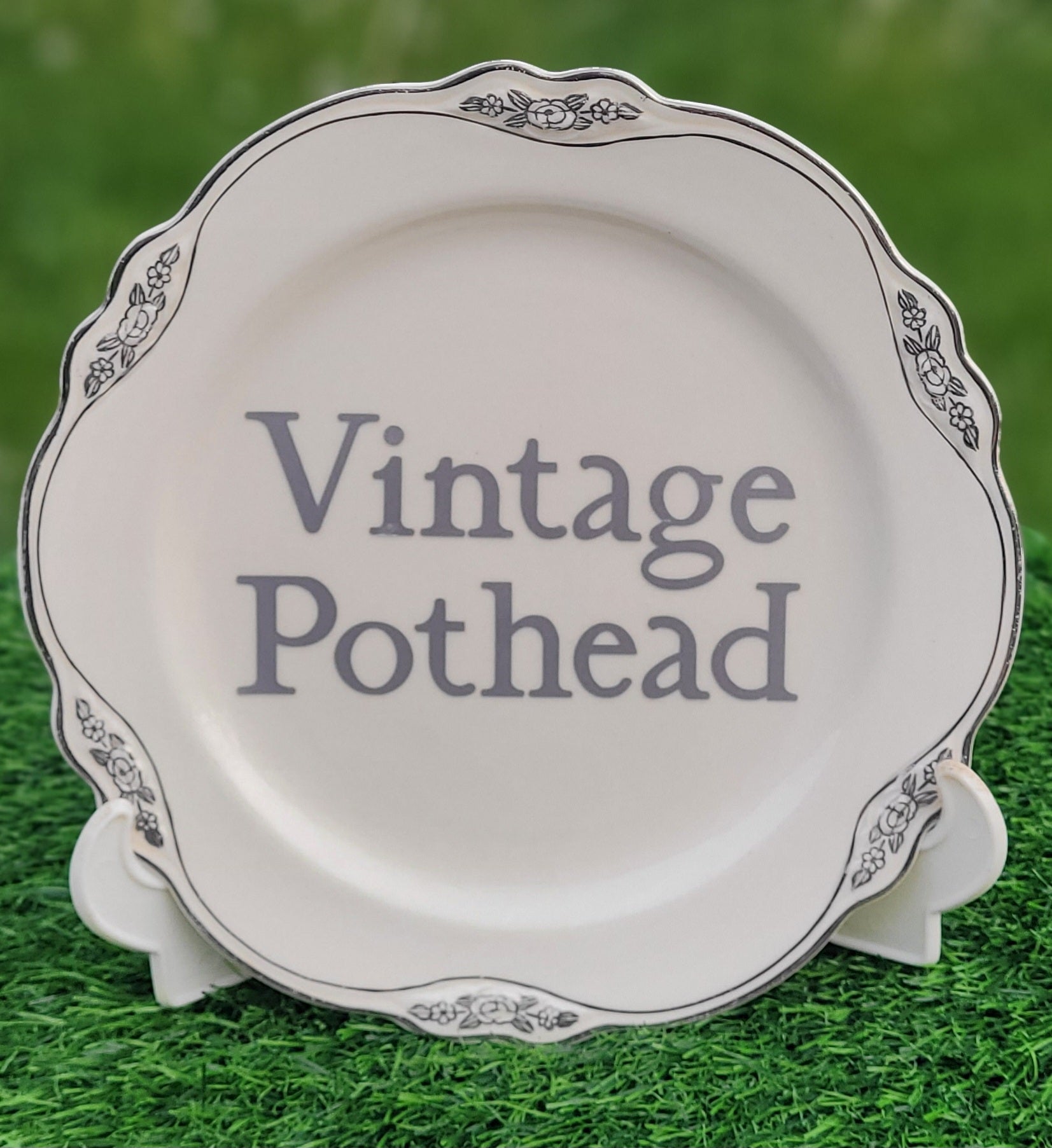 Vintage Pothead Homer Laughlin Plate