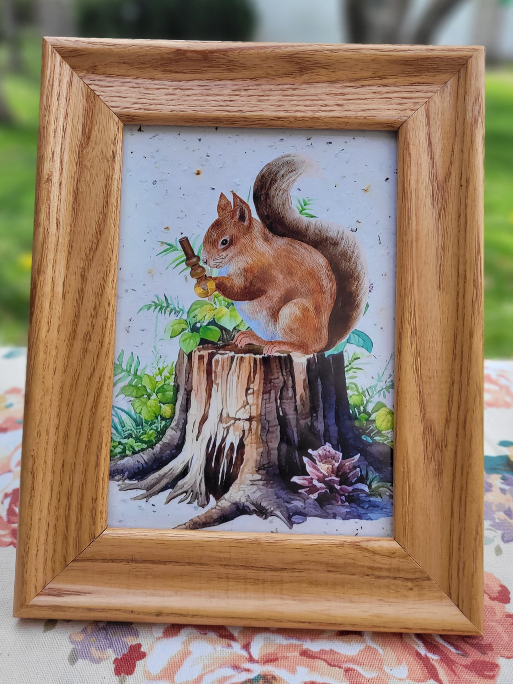 Woodland Squirrel w/Bong
